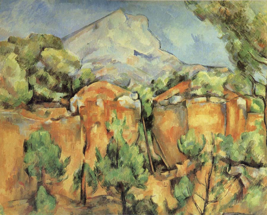 Paul Cezanne La Montagne Sainte-Victoire,vue de Bibemus